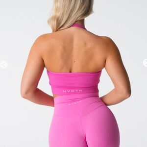 NVGTN  Pink Halter Top